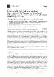 Pdf The Kumon Method Its Importance In The Improvement On The Teaching And Learning Of Mathematics From The First Levels Of Early Childhood And Primary Education