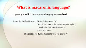 Macaronic verse in french and latin on the order of books in the bible: Subtitle Epigram Short Poem With A Brief And Witty Ending Often Couplets Starting Shakespeare S Sonnets Are Epigrams Ppt Download