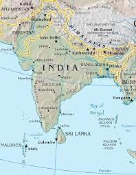 Maps are also distinct for the global knowledge required to construct them. Landkarte Indien Physische Karte Weltkarte Com Karten Und Stadtplane Der Welt
