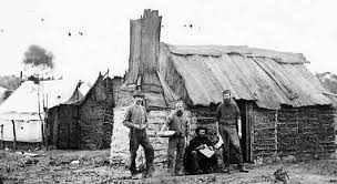 Early Australian Settlers Bush Huts And Homes Australia History Australian Homes Australian Bush