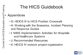 hospital incident command system train the trainer course