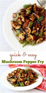 Mushroom Pepper Fry How To Make Mushroom Pepper Fry Recipe Stuffed Peppers Mushroom Recipes Indian Recipes
