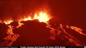 Eruption du piton de la fournaise 25 octobre 2019. Eruption Volcanique Piton Fournaise 25 Octobre 2019 Reunion Youtube