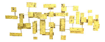 Check spelling or type a new query. 1950 S Vintage Peter Pepper Products Geometric Gilded Steel Wall Sculpture Chairish