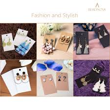 Check out my last video on how to make earring templates on design space. Beadnova Earring Holder Cards 100 Pcs White Earring Card Holder For Diy Earring Ear Studs Card Jewelry Card 2 X 3 5 Inches White Beadnova