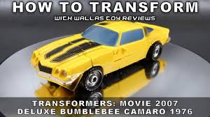 Bumblebee transformers 1976 camaro papercraft. How To Transform Deluxe Bumblebee Camaro 1976 From Transformers Movie 2007 Wallas Toy Reviews Youtube