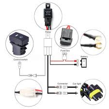Check spelling or type a new query. New Hot High Quality H11 Fog Light Wiring Harness Sockets Wire Led Indicators Switch 12v 40a Relay For H11 Black Plastic Bulbs Car Switches Relays Aliexpress
