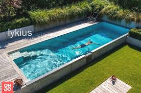 Bei kleinen privatfreibädern bis ungefähr 20 kubikmeter reicht oftmals schon ein. Garten Hanglage Garden Garten T Groene Plan Herent Bio Pool Hoch Exklusives Wohnen Und Garteninspirati T Hinterhof Pool Pool Dekor Blue Pool