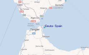 Вид сеуты со спутника из космоса, спутниковая карта сеуты. Ceuta Spain Tide Station Location Guide