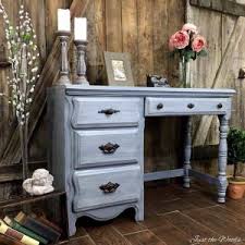 Your old gray paint vintage stock images are ready. Gray Desk Makeover Painted In Layers Of Shades Of Gray
