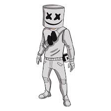 Marshmello is one of the highest paid djs in the world and we haven't even seen his face. How To Draw Marshmello Face Logo Easy Step By Step Cute766