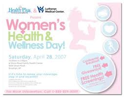 Graphic Design Portfolio Women S Wellness Fair Event Flyer Womens Wellness Event Flyer Flyer