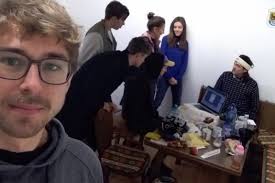 Kunststudenten ziehen durch Hersbruck