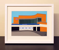 The beautiful tunnel that ran from the lobby to penn station is still hidden underneath 34th street. Perivale Station Mounted Print London Underground Illustration Travel Poster Art Deco Tube Station Series