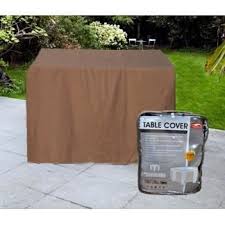 Housse Pour Salon De Jardin Carre 117x117cm Marron Hb Elite Achat Vente Housse Meuble Jardin Housse Pour Salon De Jardin Cdiscount
