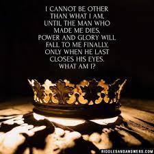 I Cannot Be Other Than What I Am Riddle