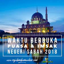 Terdapat beberapa perbedaan tentang waktu berbuka puasa berdasarkan pendapat para ulama. Waktu Berbuka Puasa Dan Imsak Negeri Sabah 1439h Pengedar Shaklee Kuala Lipis