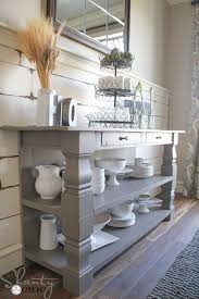 Get free shipping on qualified white sideboards & buffets or buy online pick up in store today in the furniture department. Diy Turned Leg Buffet Table Diy Table Decor Kitchen Table Decor Wood Furniture Plans