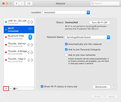 Therefore, in the server address field, type the ip address of the vpn server. How Do I Connect To Synology S Vpn Server Via Mac Synology Inc