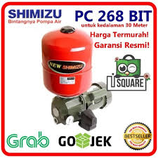 Maka dari pada itu bagi anda semua air adalah kebutuhan nomor satu dalam kehidupan. Jual Pompa Jet Pump Shimizu Pc 268 Bit Pc 268 Bit 30 Meter Kota Tangerang Isquare Tokopedia