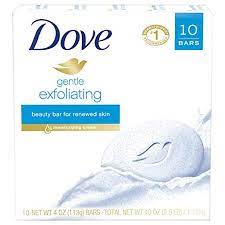 Amazon Com Dove Beauty Bar Gentle Exfoliating 4 Oz 10 Bar Prime Pantry Dove Beauty Bar Dove Beauty Beauty Bar