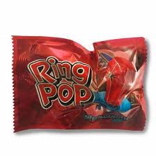 Tuck Bazooka Ring Pop Strawberry