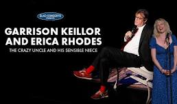Garrison Keillor and Erica Rhodes