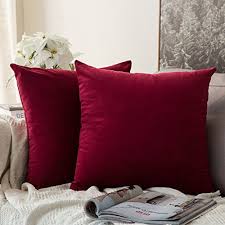 Moderno divano con penisola disponibile anche nella versione divano letto; Miulee Copricuscini Divano Camera Da Letto Cuscini Arredo Fodere Arredamento Casa Federe Moderni Elegante Morbido Resistente In Velluto Con La Cerniera Invisibile 2 Pezzi Vino Rosso 40x40 Cm