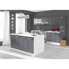 Grande nouveauté de l'année 2014, cette cuisine est d'une totale très bel exemple d'un îlot de lavage prolongé par un plan snack surélevé. Ilot Central Ilot De Cuisine Achat Vente Pas Cher Cdiscount