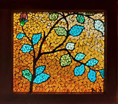 I used red, orange, yellow, green, blue, and purple to create an abstract floral mosaic window using scrap stained glass. Gorgeous Stained Glass From The Catalog Of Belcher Mosaic Glass Co New York N Y 1886 Flashbak