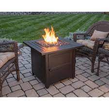 Check spelling or type a new query. Endless Summer 30 In W Black Weather Resistant Steel Lp Gas Outdoor Fire Pit With Electronic Ignition And Black Fire Glass Gad1423m The Home Depot