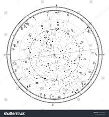 Astrological Celestial Map 2019 Celestial Map Zodiac Planets Horoscope Calendar