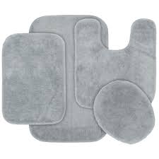 Check spelling or type a new query. Garland Rug Traditional Platinum Gray 4 Piece Washable Bathroom Rug Set Ba010w4p15i7 The Home Depot