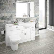 We stock toilet & sink units, wall hung vanity units and more! Cove 1320mm Vanity Unit Suite Basin Mixer High Gloss White Depth 330mm Victorian Plumbing Uk