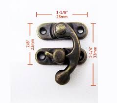 Latches, barrel bolts, hasps, door bolts, hook & eyes, draw & snap catches this is our collection of latches and catches for small boxes or trunks or whatever! 12 Pcs Metal Antique Brass Decorative Jewelry Gift Wine Wooden Box Hasp Latch Hook With Screws 28 23mm Jewelry Box Hardware Wooden Gift Boxes Latches Hardware