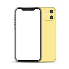 Download Iphone 11 Yellow Color Mockup In 2020 Color Smartphone Yellow Color PSD Mockup Templates
