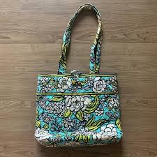 Check spelling or type a new query. Vera Bradley Bags Vera Bradley Turquoise White Floral Tote Poshmark