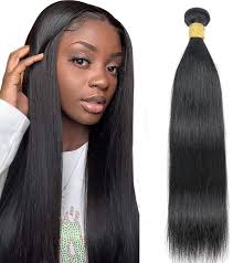 Human Hair Bundles Straight Brazilian Human Hair One Bundle 20inch 12A 100%  Unprocessed Virgin Straight Bundles Quick Weave Raw Bundles Deals Natural  ...