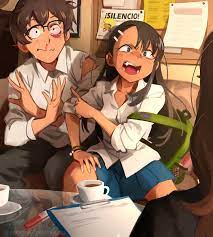 nagatoro hayase, hachiouji naoto, and speedy gonzales (ijiranaide nagatoro-san  and 1 more) drawn by khyle. | Danbooru