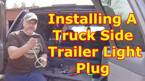 Hardwiring requires the installer to locate the proper. Fix Your Trailer Lights 4 Installing A Truck Side Plug Youtube