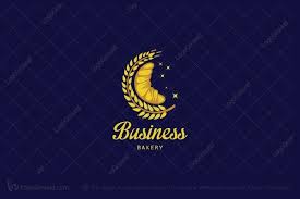 Moon Bakery Logo Bakery Logo Patisserie Shop Bakery