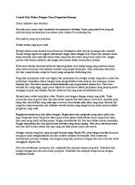 Itulah beberapa tips dan contoh ucapan perpisahan kerja yang bisa kamu perhatikan sebelum meninggalkan perusahaan lama. Top Pdf Contoh Pidato Tentang Sosial Budaya 123dok Com