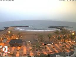This streaming webcam is located in canary islands. La Playa De Troya En Las Americas Webcams Tenerife