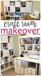 The storage, the space to create — it is definitely go see the before & afters and all the wonderful craft room ideas in this craft room reveal! Craft Room Makeover Life Is Sweeter By Design