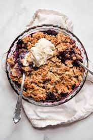 · add the blueberries and the . Healthy Blueberry Cobbler Erin Lives Whole
