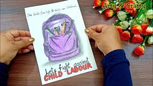 How to draw stop child labour child labour poster drawing pastel colour drawing. World Day Against Child Labour Drawing How To Draw Stop Child Day Poster Stop Child Labour Drawing Youtube