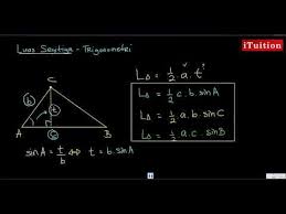 Matematika Kelas 10 Bab 06 20 Luas Segitiga Trigonometri Youtube