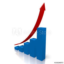 3d Business Bar Chart Success Buy This Stock