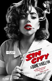Lady Gaga poster for 'Sin City: A Dame To Kill For'