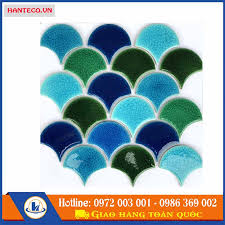 GẠCH MOSAIC VẢY CÁ MEN RẠN A1 TRANG TRÍ SANG TRỌNG HIỆN ĐẠI